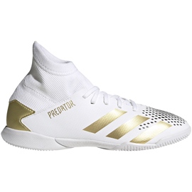 Buty piłkarskie adidas Predator 20.3 In Junior FW9218 czarne białe