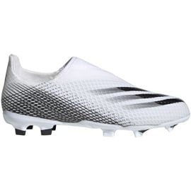 Buty piłkarskie adidas X Ghosted.3 Ll Fg Jr EG8151 wielokolorowe białe