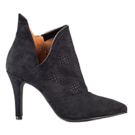 Bella Paris Stylowe Buty Na Szpilce czarne