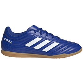 Buty piłkarskie adidas Copa 20.4 In niebieskie EH1853