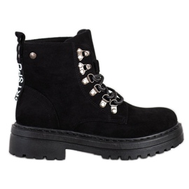 Bestelle Traperki Na Platformie czarne