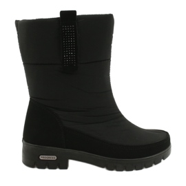 Lekkie Śniegowce Na Futerku Progress 20-09 czarne