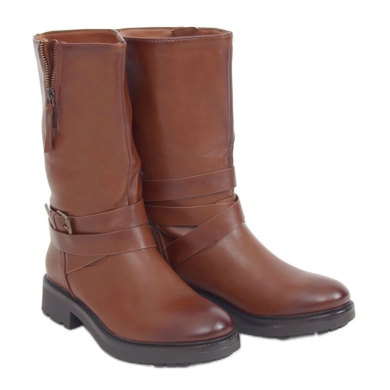 Kozaki militarne brązowe RB98P Camel