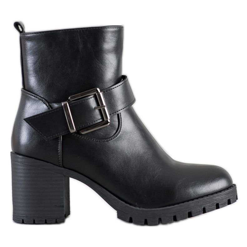 SDS Stylowe Workery Na Słupku czarne