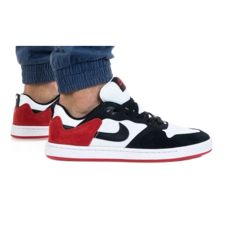 Buty Nike Sb Alleyoop M CJ0882-102 białe czarne czerwone