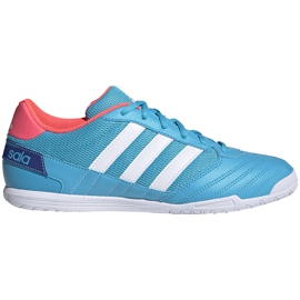 Buty piłkarskie adidas Super Sala FX6758 niebieskie niebieskie