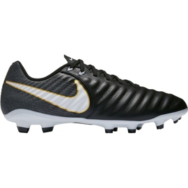 Buty piłkarskie Nike Tiempo Ligera Iv Fg 897744 002 czarne czarne