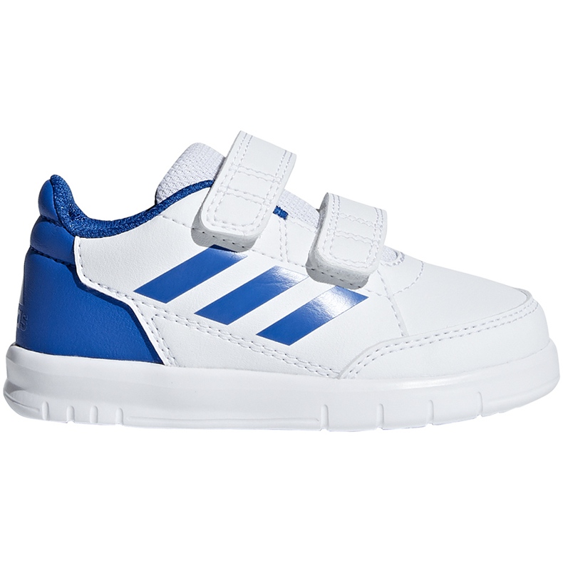 Buty dla dzieci adidas AltaSport Cf I biało-niebieskie D96844 białe