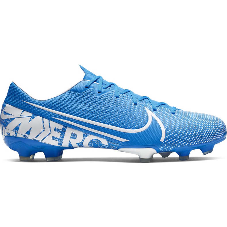 Buty piłkarskie Nike Mercurial Vapor 13 Academy FG/MG AT5269 414 niebieskie niebieskie