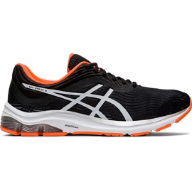 Buty męskie do biegania Asics Gel Pulse 11 czarno-pomarańczowe 1011A550 003 czarne
