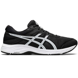 Buty do biegania męskie Asics Gel-Contend 6 czarno-białe 1011A667 003 czarne