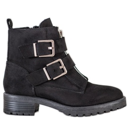 Corina Casualowe Workery czarne