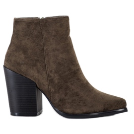 Marquiz Botki Na Szerokim Słupku zielone