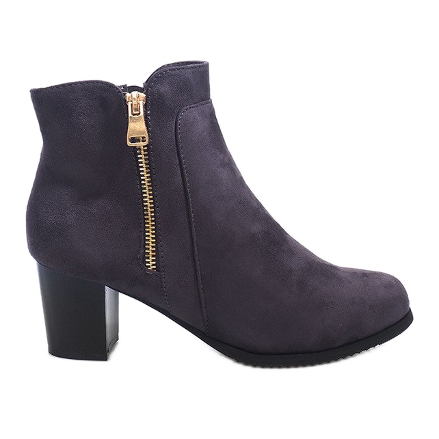 Botki Na Słupku J0049-3 Szary szare