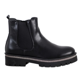 Sixth Sense Botki Na Platformie czarne