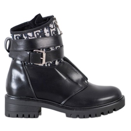 Seastar Modne workery na suwak czarne