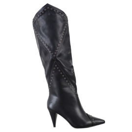 Seastar Eleganckie Kozaki Na Szpilce czarne