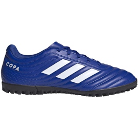 Buty piłkarskie adidas Copa 20.4 Tf niebieskie EH1481