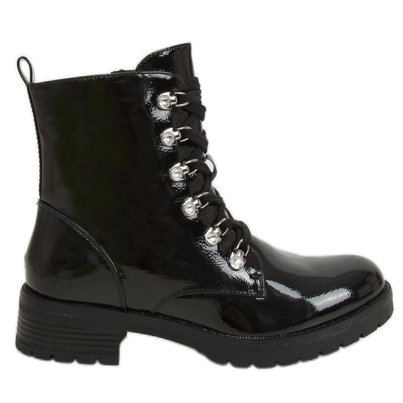 Glany lakierowane czarne 7982-PA Black