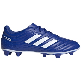 Buty piłkarskie adidas Copa 20.4 M Fg EH1485 niebieskie