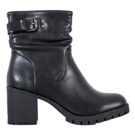 SDS Wysokie Botki Z Ociepleniem czarne