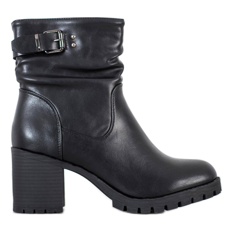 SDS Wysokie Botki Z Ociepleniem czarne