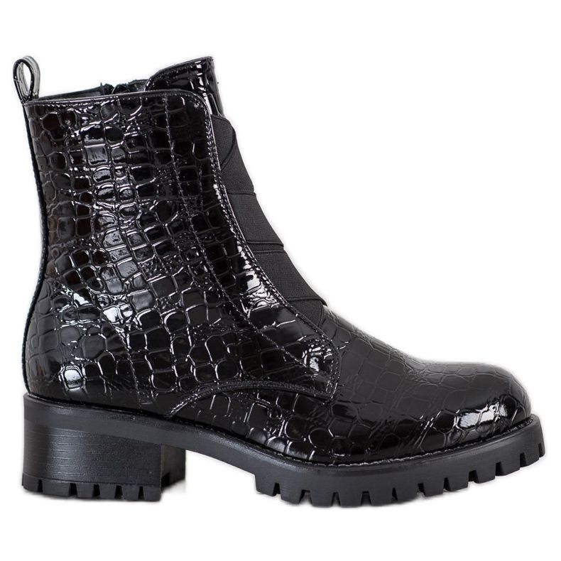 Super Me Workery Snake Print czarne