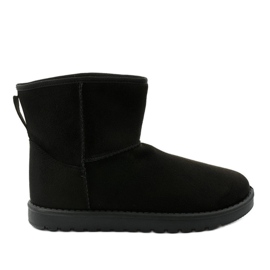 Czarne botki ocieplane typu emu Loraven