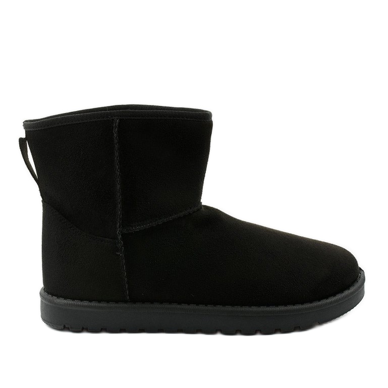 Czarne botki ocieplane typu emu Loraven