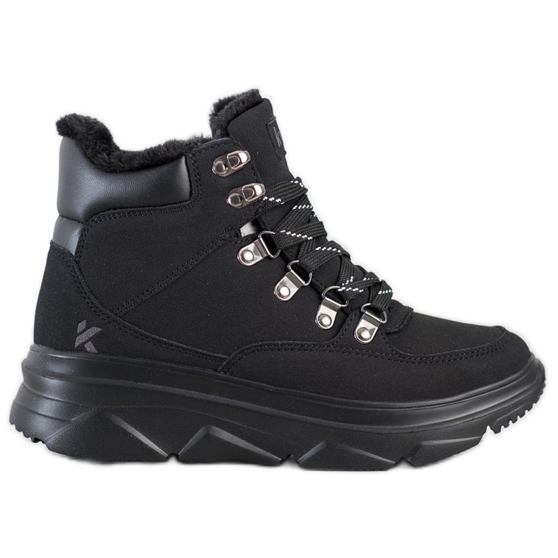 Kylie Lekkie Trapery Na Platformie czarne