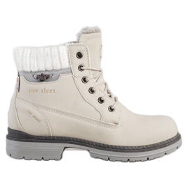 SHELOVET Trapery New Shoes beżowy