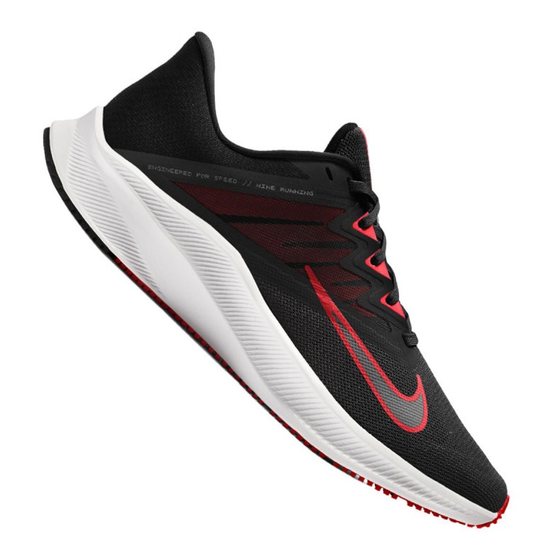 Buty biegowe Nike Quest 3 M CD0230-004 czarne czerwone szare