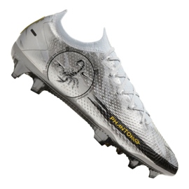 Buty piłkarskie Nike Phantom Gt Elite Se Fg M CT2156-001 srebrny wielokolorowe