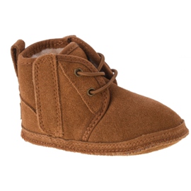 Buty Ugg I Baby Neumel Beanie Set Infant 1104729I-CHE brązowe