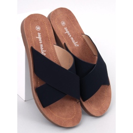 Klapki damskie Ryan Black czarne 1