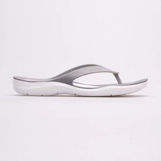 Klapki Crocs Swiftwater Flip W 204974-06X szare 2