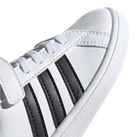Buty adidas Grand Court C Jr EF0109 białe 3