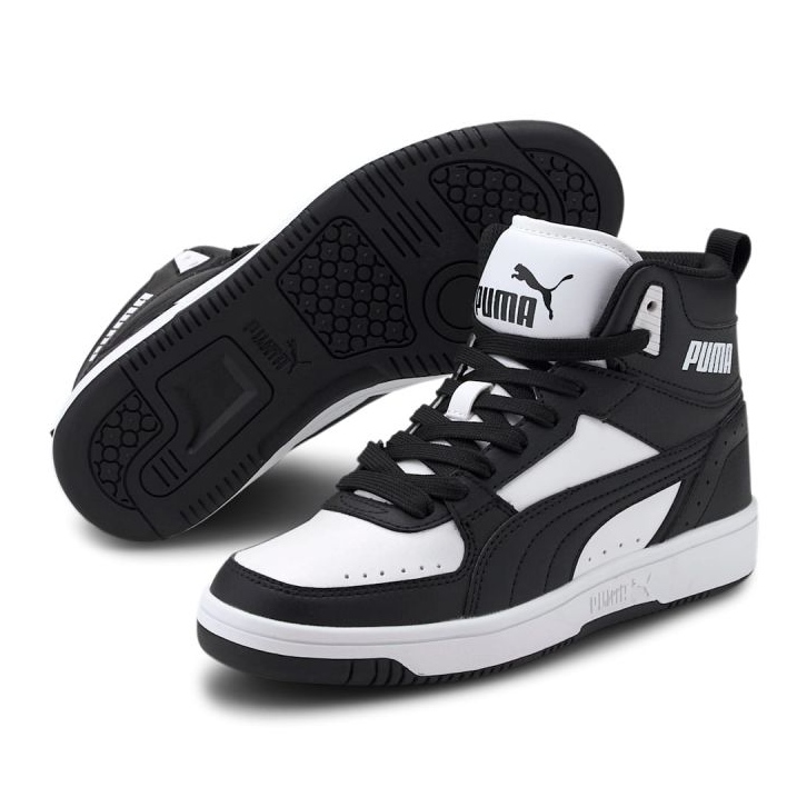 Buty Puma Rebound Joy Jr 374687 01 białe 1