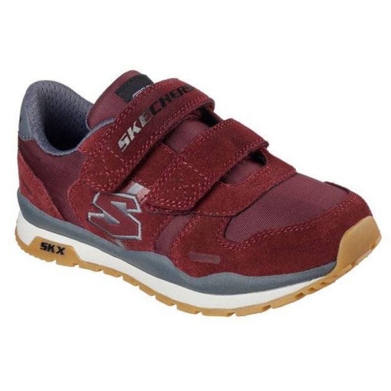 Buty Skechers Throwbax Jr 97360L/BURG czerwone 1