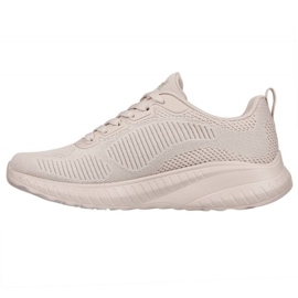 Buty Skechers Memory Foam Bobs Squad Chaos W 117209 Nude beżowy 3