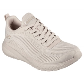 Buty Skechers Memory Foam Bobs Squad Chaos W 117209 Nude beżowy 4