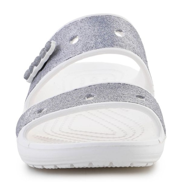 Crocs Klapki Classic Croc Glitter Ii Sandal W 207769-90H szare 1