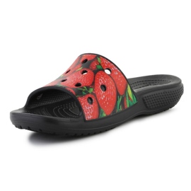 Klapki Crocs Classic Hyper Real Slide W 208376-643 czerwone 2