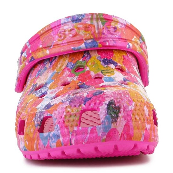 Klapki Crocs Classic Hyper Real Clog Jr 208451-90H różowe 1