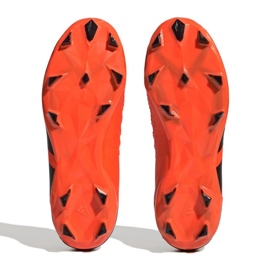 Buty piłkarskie adidas Predator Accuracy.3 Fg Jr GW4608 pomarańcze i czerwienie pomarańczowe 4