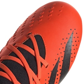 Buty piłkarskie adidas Predator Accuracy.3 Fg Jr GW4608 pomarańcze i czerwienie pomarańczowe 5