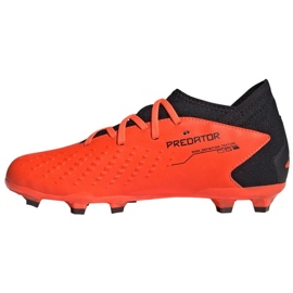 Buty piłkarskie adidas Predator Accuracy.3 Fg Jr GW4608 pomarańcze i czerwienie pomarańczowe 7