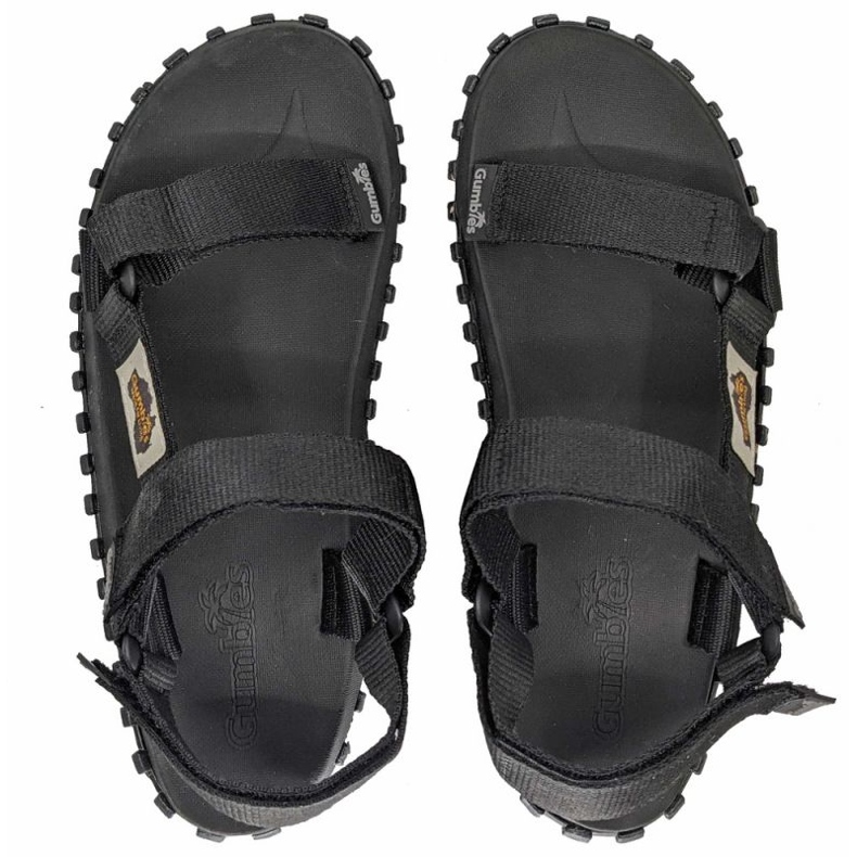 Sandały Gumbies Scrambler Sandal G-SC-UNI-BLACK czarne 1