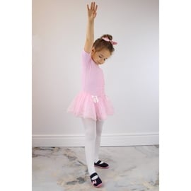 Kapcie baleriny dziewczęce do przedszkola szkoły na gumkę Nazo N002BAW różowe 5