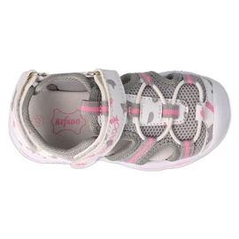 Befado obuwie dziecięce grey 170P076 białe 3